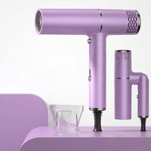 Cargar imagen en el visor de la galería, Secador Viajero Plegable Iónico Frio Caliente Hair Dryer 318 Lila