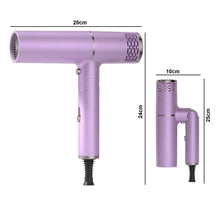 Cargar imagen en el visor de la galería, Secador Viajero Plegable Iónico Frio Caliente Hair Dryer 318 Lila