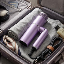 Cargar imagen en el visor de la galería, Secador Viajero Plegable Iónico Frio Caliente Hair Dryer 318 Lila