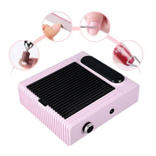 Cargar imagen en el visor de la galería, Extractor De Polvo De Uñas Velocidad Ajustable 80W rosado