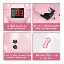 Cargar imagen en el visor de la galería, Ducha Elefante Control De Temperatura Portatil Rosa
