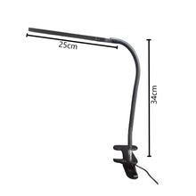 Cargar imagen en el visor de la galería, Lampara Escritorio Led 919 Prensa Ajustable 180° Negra
