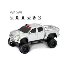 Cargar imagen en el visor de la galería, Radio Parlante Camioneta WS-X65 Bluetooth FM USB Plateado