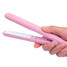 Cargar imagen en el visor de la galería, Mini Plancha Viajera GV-118 Portátil En Cerámica Rosada
