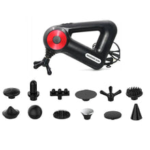 Cargar imagen en el visor de la galería, Masajeador Corporal Rojo Massage Gun 12 Piezas Inalambrica