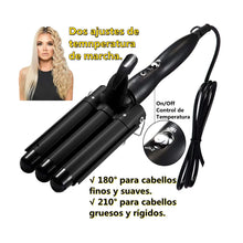 Cargar imagen en el visor de la galería, Rizador Ondas De Sirena Pro Nova 833 Negro