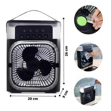 Cargar imagen en el visor de la galería, Ventilador Humificador 4903 Aire Multidireccional Negro
