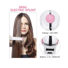 Cargar imagen en el visor de la galería, Plancha Mini Blanca Inalambrica 400° F Viajera