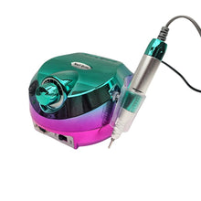 Cargar imagen en el visor de la galería, Drill Pulidor Uñas Tornasol DM-202 45.000 RPM Pedal Verde