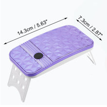 Cargar imagen en el visor de la galería, Lampara De Secado Uñas Uv LED Diamond Mini2 54W Plegable Luz Morado