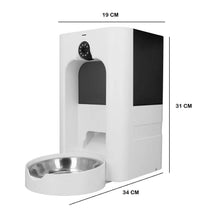 Cargar imagen en el visor de la galería, Comedero Automático Para Mascotas Dispensador Inteligente Cámara Sensor Movimiento WS-23