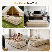 Cargar imagen en el visor de la galería, Colchón Inflable Sencillo 198 x 100 x 40cm Inflador Eléctrico Inalambrico