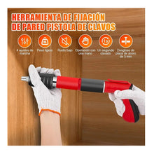 Cargar imagen en el visor de la galería, Remachadora Neumatica Clavos Acero Multifuncional Roja