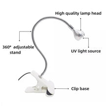 Cargar imagen en el visor de la galería, Lampara Para Uñas Press On Uv Cisne Plateado