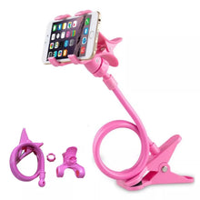 Cargar imagen en el visor de la galería, Holder Flexible Para Celular Con Gancho Fucsia