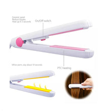 Cargar imagen en el visor de la galería, Mini Plancha Viajera GV-118 Portátil En Cerámica Blanca