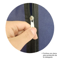 Cargar imagen en el visor de la galería, Closet Organizador Con Forro 88130 Zapatero Perchero Azul