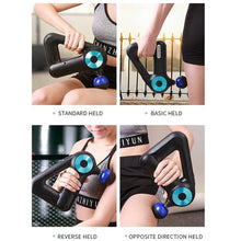 Cargar imagen en el visor de la galería, Masajeador Corporal Rojo Massage Gun 12 Piezas Inalambrica