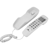 Cargar imagen en el visor de la galería, Teléfono fijo LEBOSS B369 con identificador de llamadas-Blanco