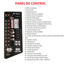 Cargar imagen en el visor de la galería, Parlante Cabina Karaoke 8 60W Recargable Micrófono PK-S9