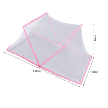 Cargar imagen en el visor de la galería, Toldillo Mosquitero Plegable Armado Fácil 190x135x80 cm Rosa