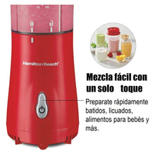Cargar imagen en el visor de la galería, Licuadora Portatil Hamilton Beach 51101RG Rojo