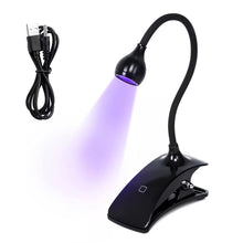 Cargar imagen en el visor de la galería, Lampara Uv Press On Inalambrica FX211B Flexible Negro