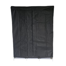 Cargar imagen en el visor de la galería, Closet Organizador Con Forro 88130 Zapatero Perchero Negro