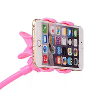 Cargar imagen en el visor de la galería, Holder Flexible Para Celular Con Gancho Fucsia