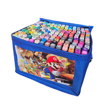 Cargar imagen en el visor de la galería, Marcadores 168 Unidades Doble Punta Estuche Azul