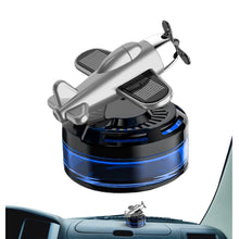 Cargar imagen en el visor de la galería, Ambientador De Coche Con Diseño De Avión Solar Gris BH19227