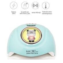 Cargar imagen en el visor de la galería, Lampara De Secado De Uñas Uv Led Sun S8 Pro 268W Verde