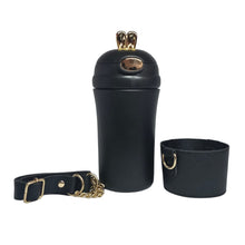 Cargar imagen en el visor de la galería, Termo Térmico Acero Inoxidable Correa 400ML Negro