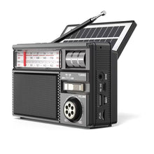 Cargar imagen en el visor de la galería, Radio Inalámbrico Meier AMFM Bluetooth USB Micro SD Solar MD-979S