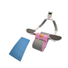 Cargar imagen en el visor de la galería, Rodillo Entrenamiento Muscular Timer Digital Apoyo Codos ZR818 Rosa