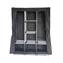 Cargar imagen en el visor de la galería, Closet Organizador Con Forro 88130 Zapatero Perchero Negro