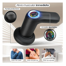Cargar imagen en el visor de la galería, Masajeador Corporal 5 Cabezales Yx-720 Inalámbrico Carga Usb Negro