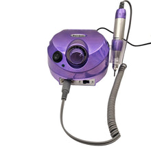 Cargar imagen en el visor de la galería, Drill Pulidor Uñas Tornasol DM-202 45.000 RPM Pedal Morado