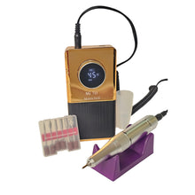 Cargar imagen en el visor de la galería, Drill Pulidor Uñas SG711 45.000 RPM Inalambrico Amarillo