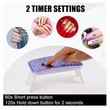 Cargar imagen en el visor de la galería, Lampara De Secado Uñas Uv LED Diamond Mini2 54W Plegable Luz Morado