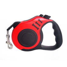 Cargar imagen en el visor de la galería, Correa Retráctil Mascotas Rojo 5M Con Botón de Freno y Bloqueo SJ-188