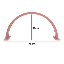 Cargar imagen en el visor de la galería, Lampara Escritorio Luz Ajustable Piedras Media Luna HQ-75X Rosada