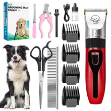 Cargar imagen en el visor de la galería, Maquina Pet Grooming Profesional Inalambrico Rojo