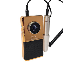 Cargar imagen en el visor de la galería, Drill Pulidor Uñas SG711 45.000 RPM Inalambrico Amarillo