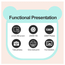 Cargar imagen en el visor de la galería, Camara Impresión Instantanea Doble Camara AX3290 Verde