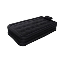 Cargar imagen en el visor de la galería, Colchón Inflable Sencillo Negro 198 x 100 x 40cm Inflador Eléctrico Inalambrico
