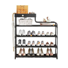 Cargar imagen en el visor de la galería, Zapatero De Metal Multifuncional 8025 5 Niveles Armable