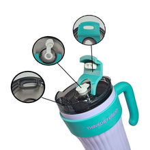 Cargar imagen en el visor de la galería, Termo Térmico Pitillo Acero Inoxidable 860ML Lila