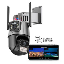Cargar imagen en el visor de la galería, Cámara Seguridad WiFi HA-P11 Doble Lente Vision Nocturna