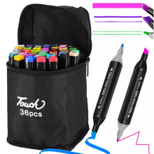 Cargar imagen en el visor de la galería, Marcadores Doble Punta Set 36 Unidades Estuche